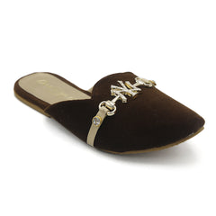 Women's Fancy Slippers R-207 - Brown, Women, Slippers, Chase Value, Chase Value
