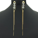 Women Earring - Golden - G, Women, Earrings & Tops, Chase Value, Chase Value