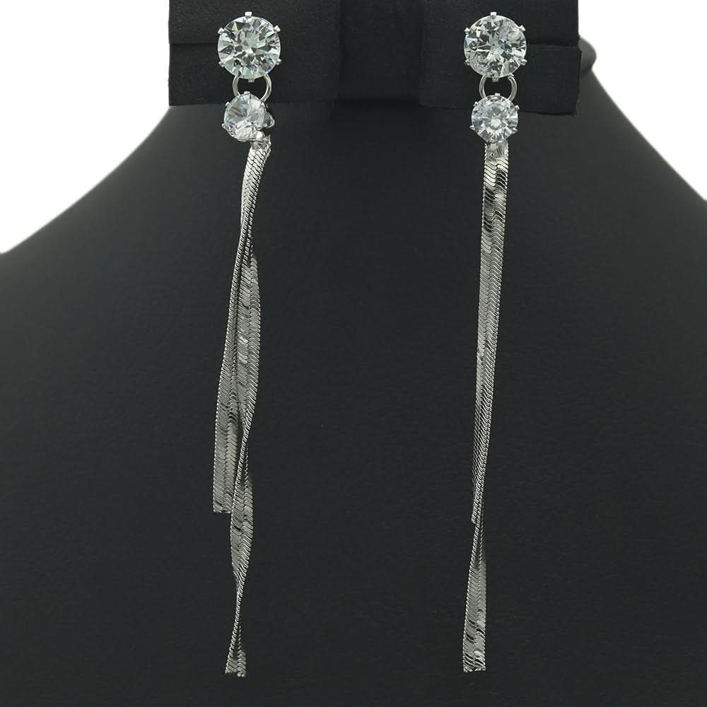 Women Earring - Silver - D, Women, Earrings & Tops, Chase Value, Chase Value