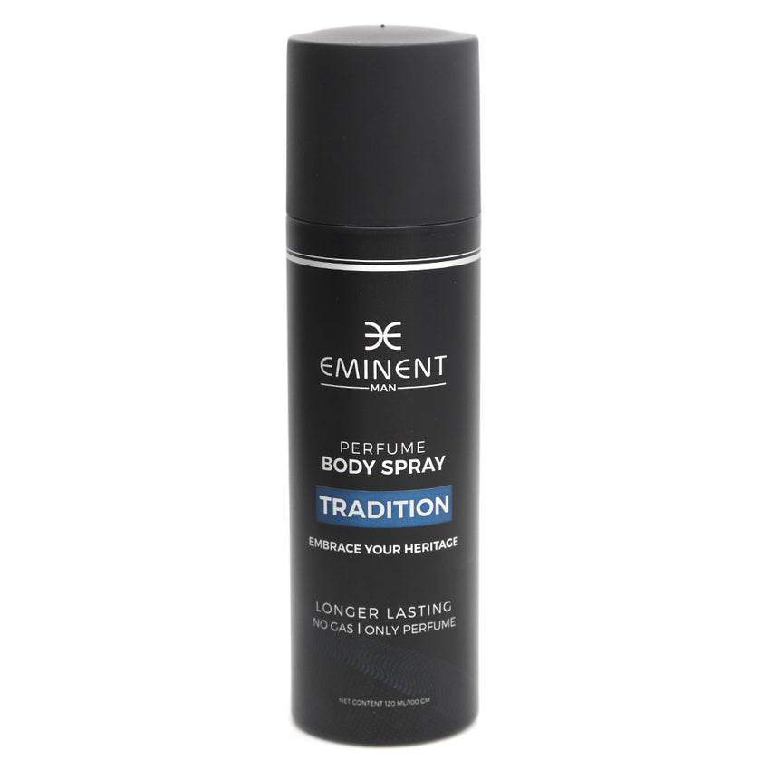 Eminent Gas Free Perfume Body Spray For Men 120ml - Tradition, Beauty & Personal Care, Men Body Spray And Mist, Eminent, Chase Value