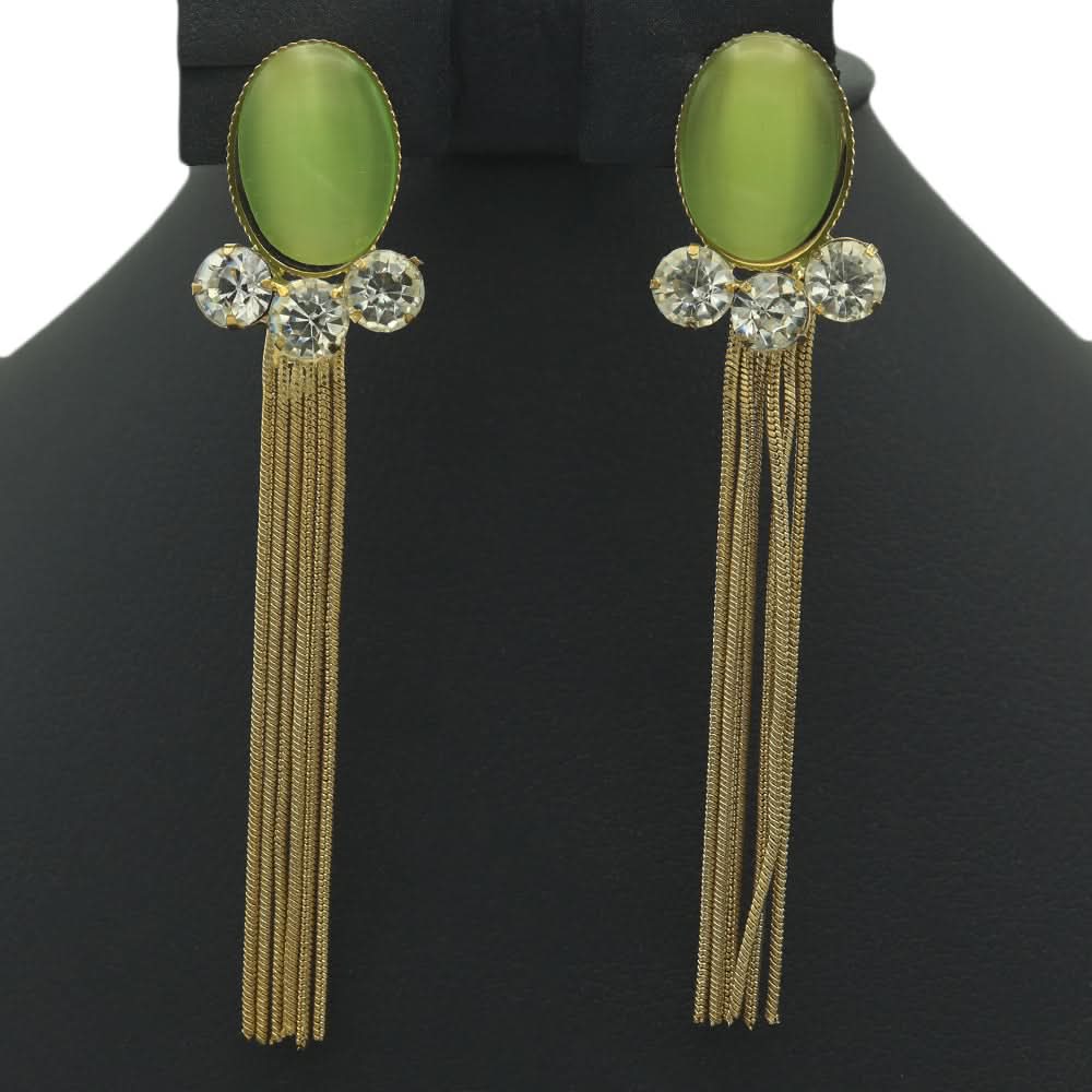Women Earring - Golden - I, Women, Earrings & Tops, Chase Value, Chase Value