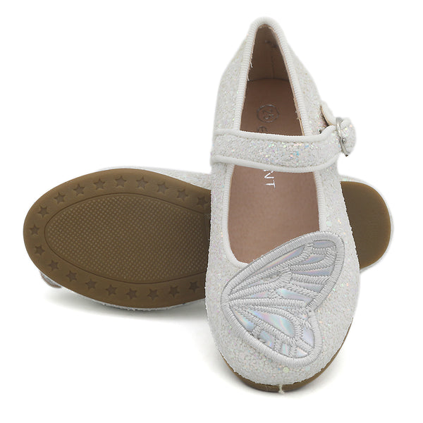 Girls Fancy Pumps 201 - White, Kids, Pump, Chase Value, Chase Value
