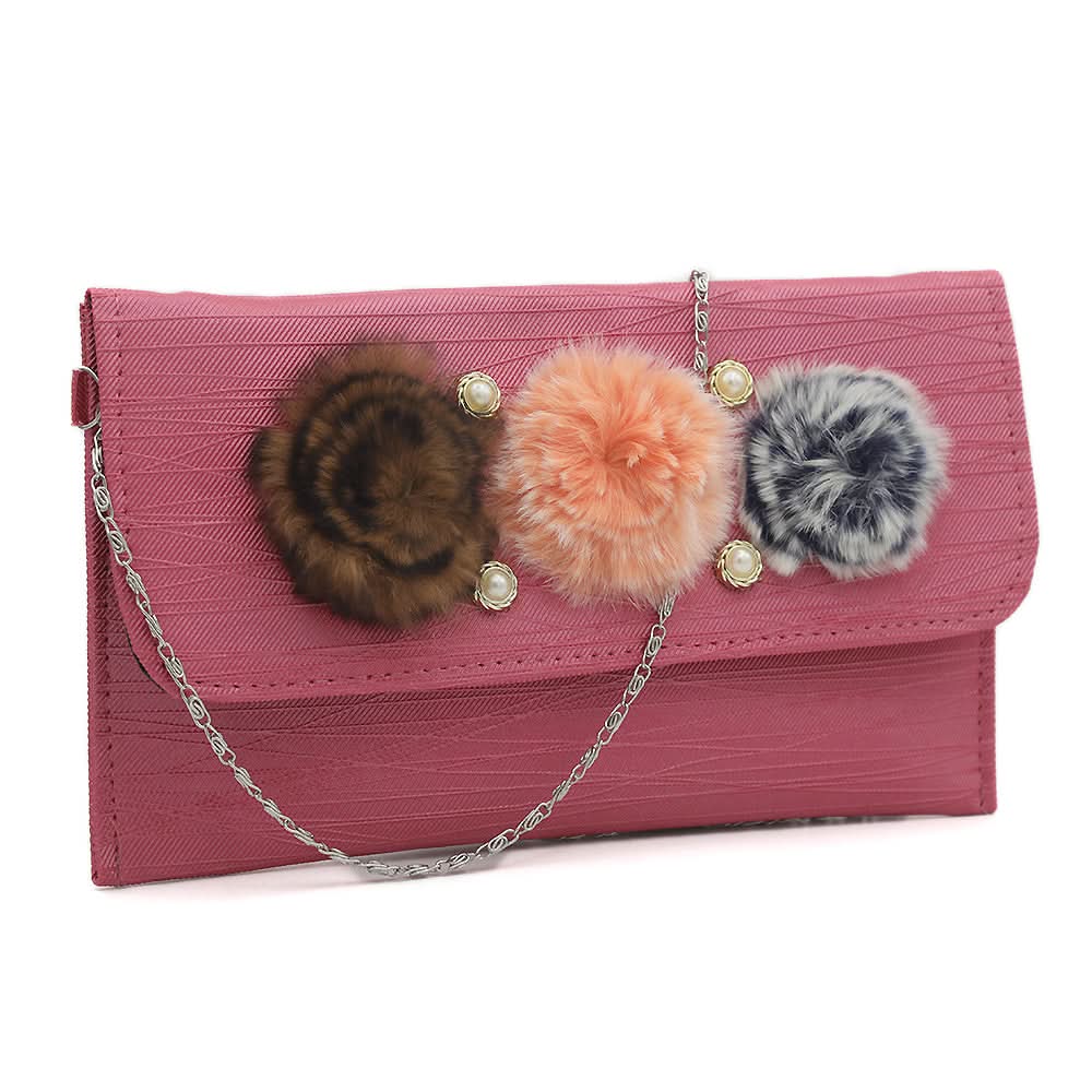 Women's Clutch K-2097 - Pink, Women, Clutches, Chase Value, Chase Value