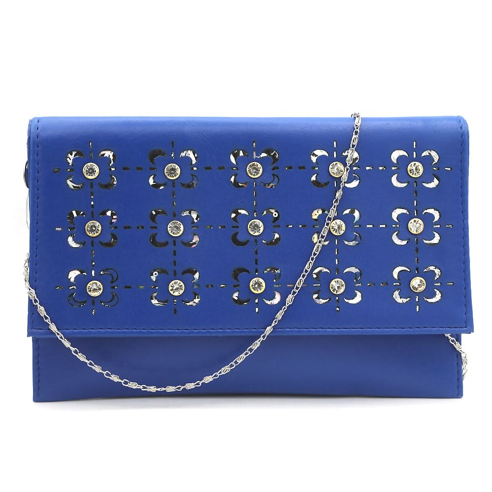 Women's Clutch (Kam-335) - Royal-Blue, Women, Clutches, Chase Value, Chase Value
