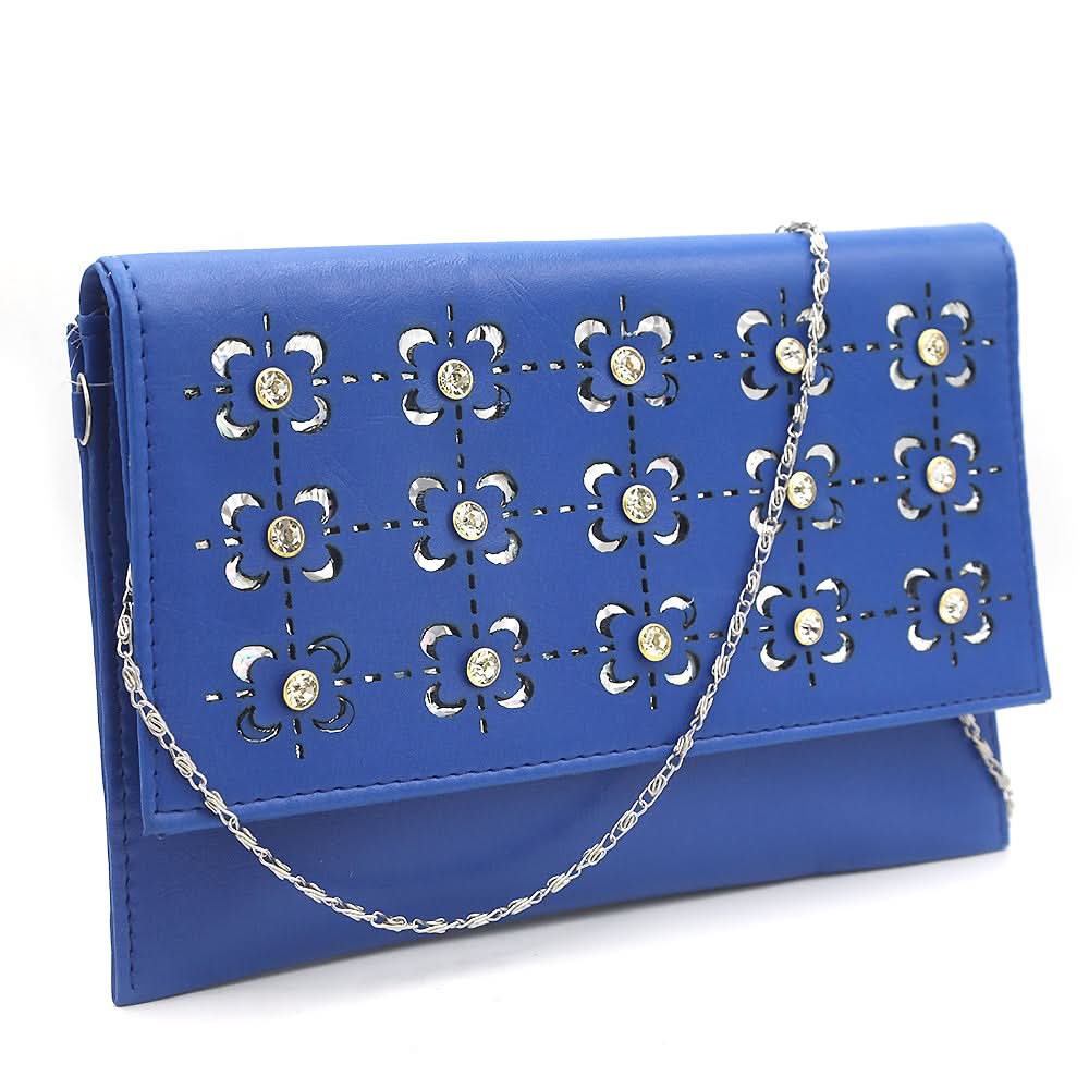 Women's Clutch (Kam-335) - Royal-Blue, Women, Clutches, Chase Value, Chase Value