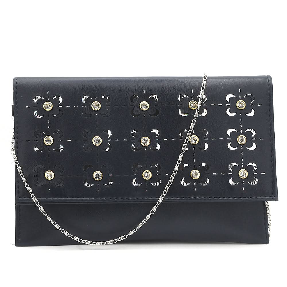Women's Clutch (Kam-335) - Navy-Blue, Women, Clutches, Chase Value, Chase Value