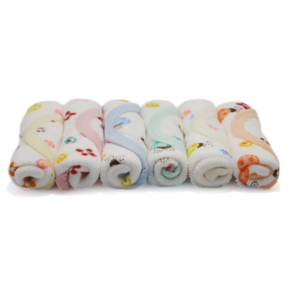 Newborn Towel 6Pcs - Multi, Kids, Bibs & Towels, Chase Value, Chase Value
