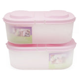 Food Container (Pack of 2) - Pink, Home & Lifestyle, Storage Boxes, Chase Value, Chase Value