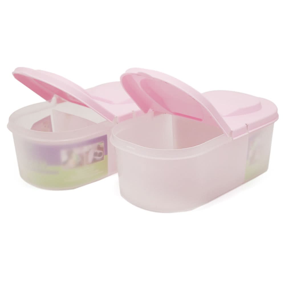 Food Container (Pack of 2) - Pink, Home & Lifestyle, Storage Boxes, Chase Value, Chase Value