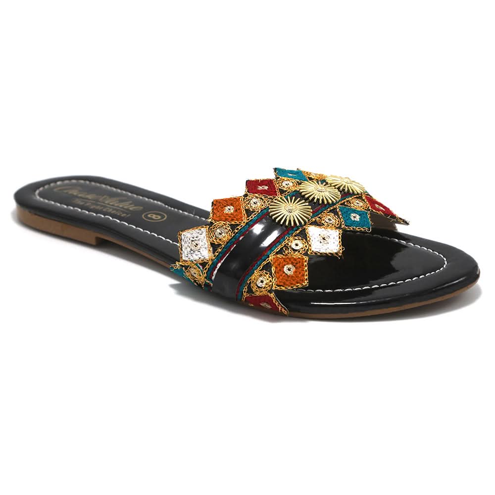 Women's Slipper - Black, Women, Slippers, Chase Value, Chase Value
