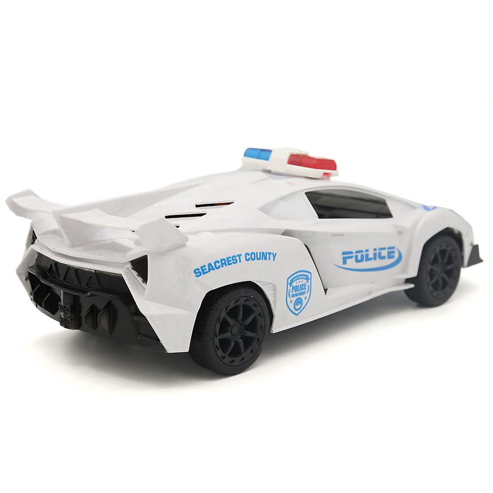 Remote Control Car With Charging - White, Kids, Remote Control, Chase Value, Chase Value