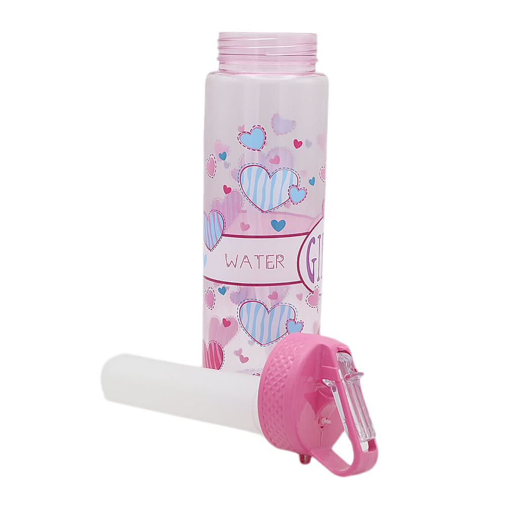 Travel Water Bottle 600 ml - Pink, Home & Lifestyle, Glassware & Drinkware, Chase Value, Chase Value
