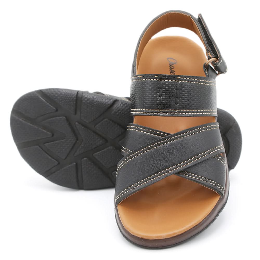 Boys Sandal - Black, Kids, Boys Sandals, Chase Value, Chase Value