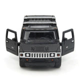Pull back Metal Car with Open Door - Black, Kids, Non-Remote Control, Chase Value, Chase Value