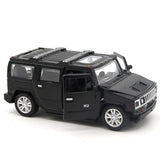 Pull back Metal Car with Open Door - Black, Kids, Non-Remote Control, Chase Value, Chase Value