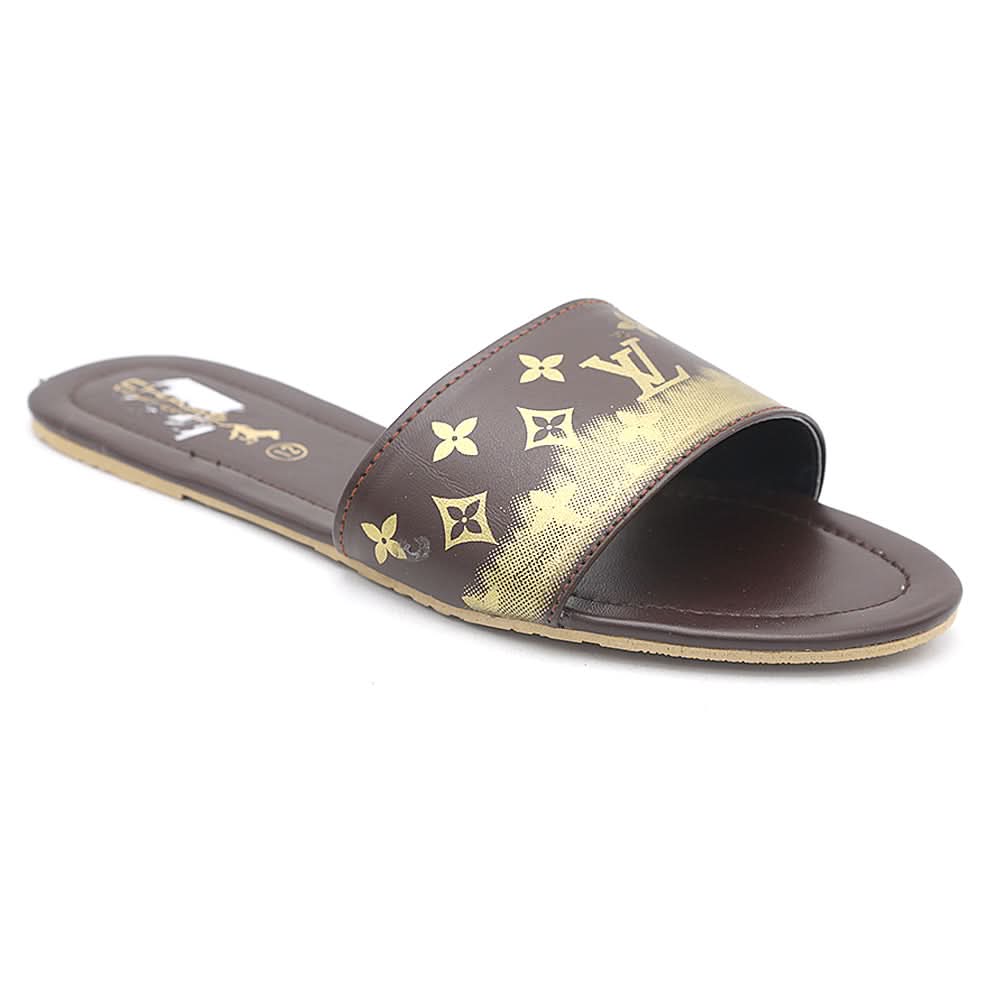 Women's Fancy Slippers 706 - Brown, Women, Slippers, Chase Value, Chase Value