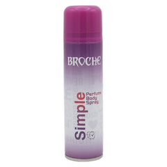 Broche Simple Perfume Body Spray, Beauty & Personal Care, Men Body Spray And Mist, Broche, Chase Value