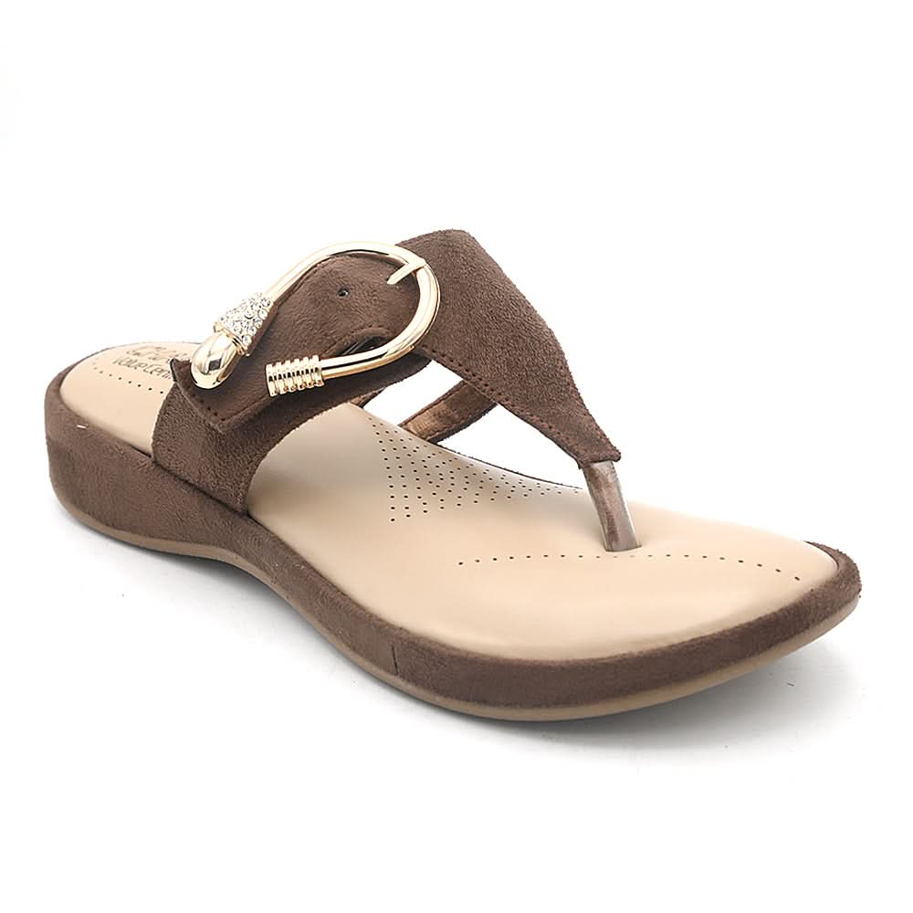 Women's Fancy Slippers R-5 - Brown, Women, Slippers, Chase Value, Chase Value