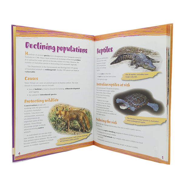 General Knowledge Protecting Australian Wildlife - Reptiles, Kids, Kids Educational Books, 9 to 12 Years, Chase Value