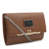 Women's Fancy Clutch K-2033 - Brown, Women, Clutches, Chase Value, Chase Value