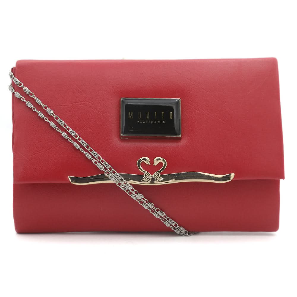 Women's Fancy Clutch K-2033 - Red, Women, Clutches, Chase Value, Chase Value