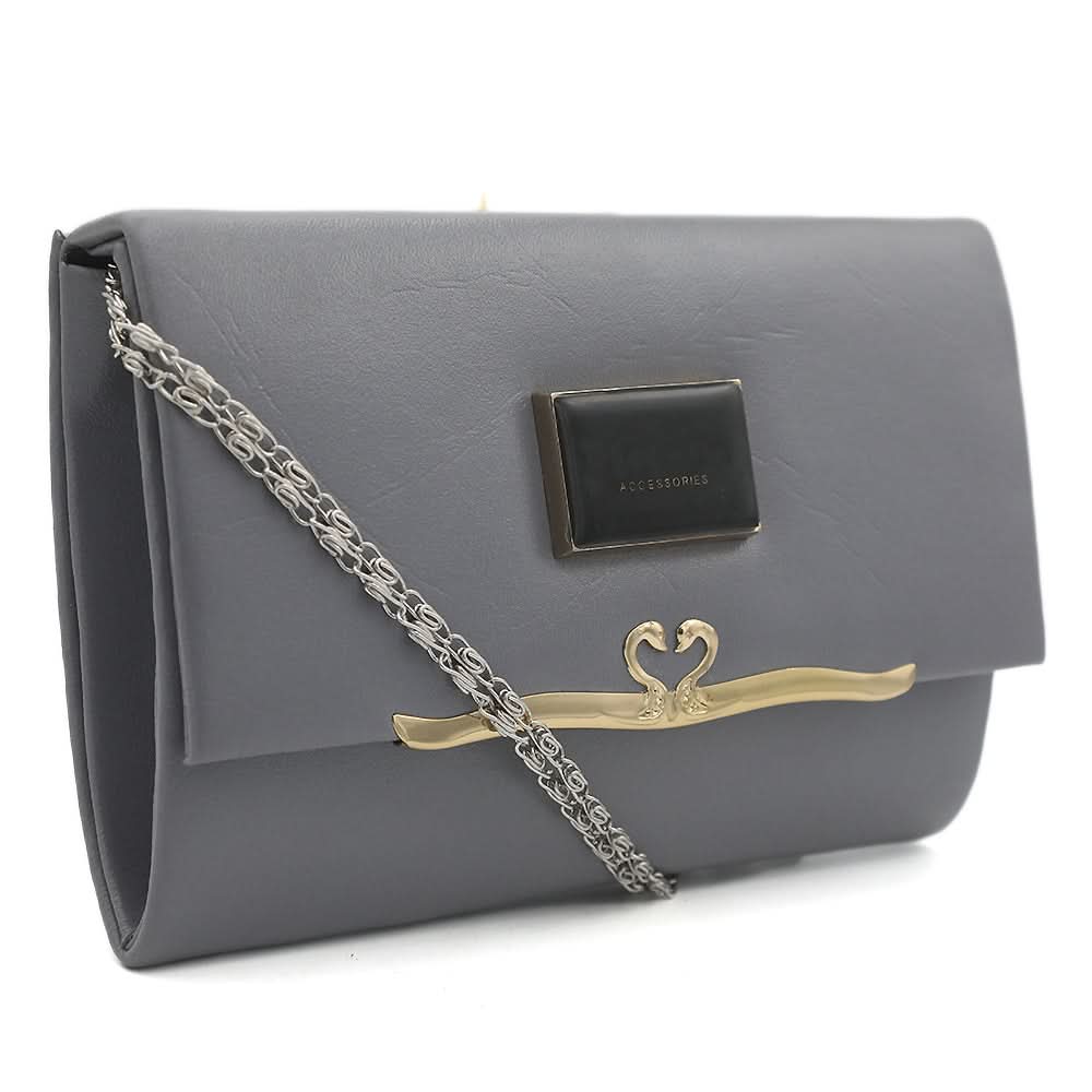 Women's Fancy Clutch K-2033 - Grey, Women, Clutches, Chase Value, Chase Value
