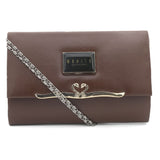 Women's Fancy Clutch K-2033 - Coffee, Women, Clutches, Chase Value, Chase Value