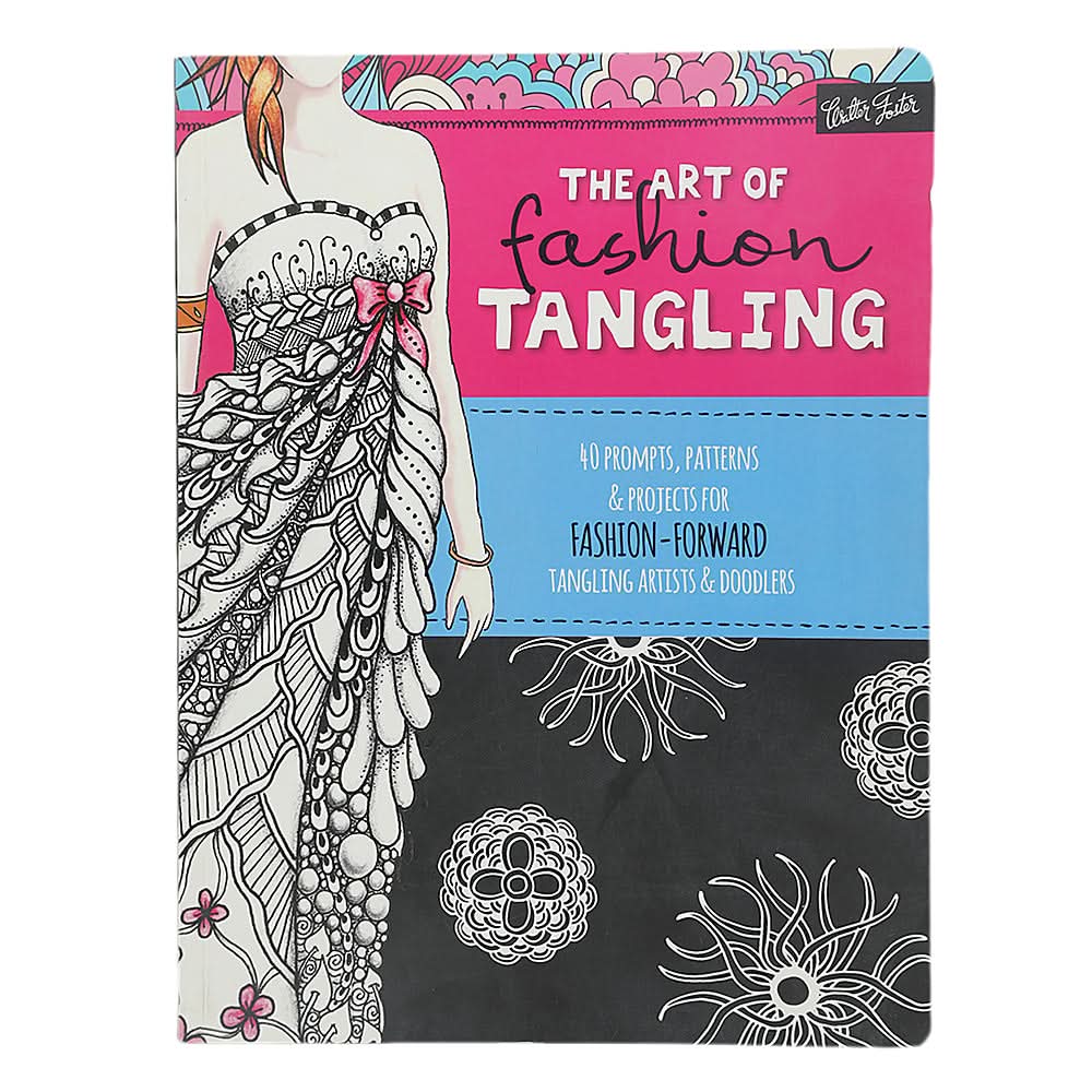 Activity The Art Of Fashion Tangling, Kids, Kids Colouring Books, 9 to 12 Years, Chase Value