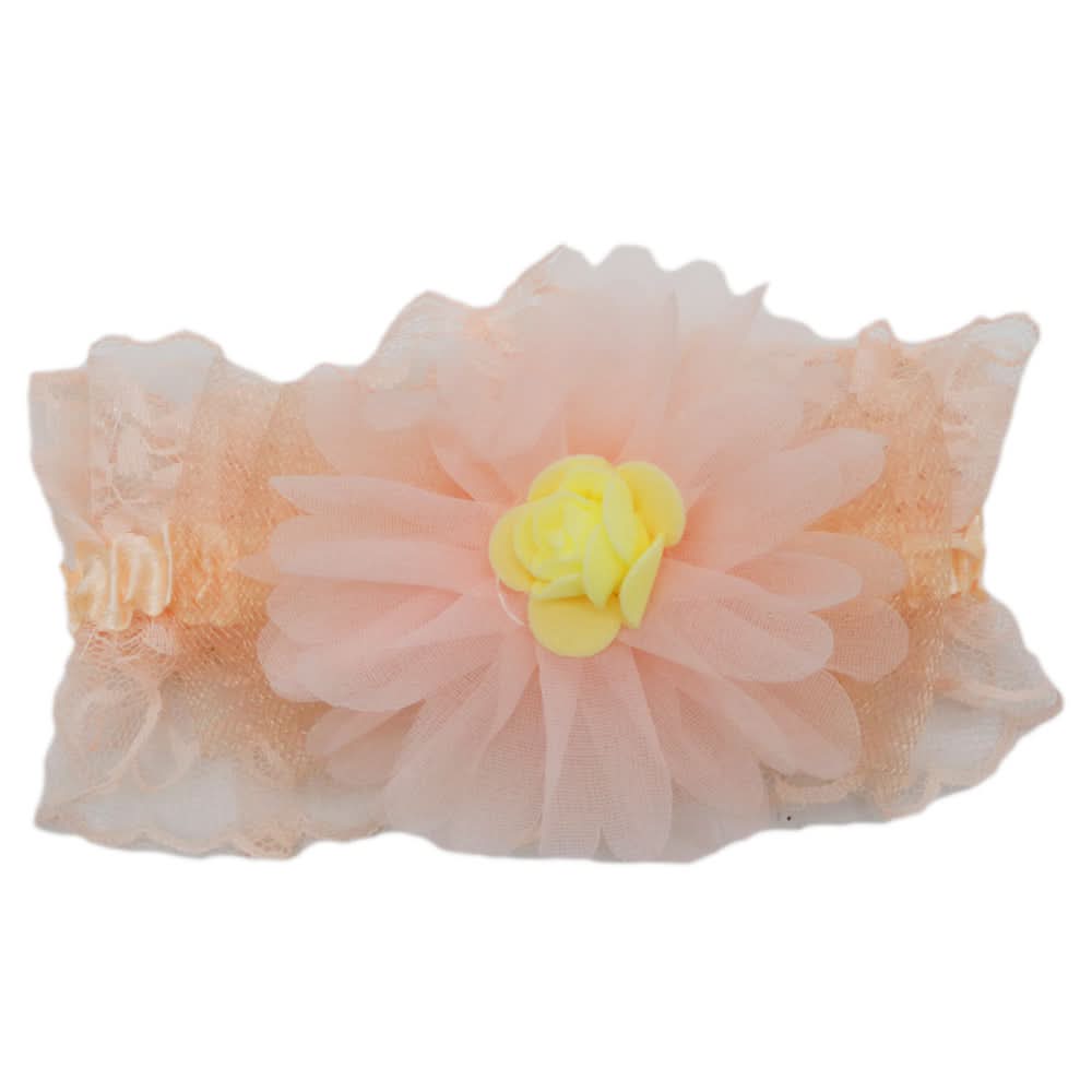 Newborn Matha Patti - Peach, Kids, Hair Accessories, Chase Value, Chase Value