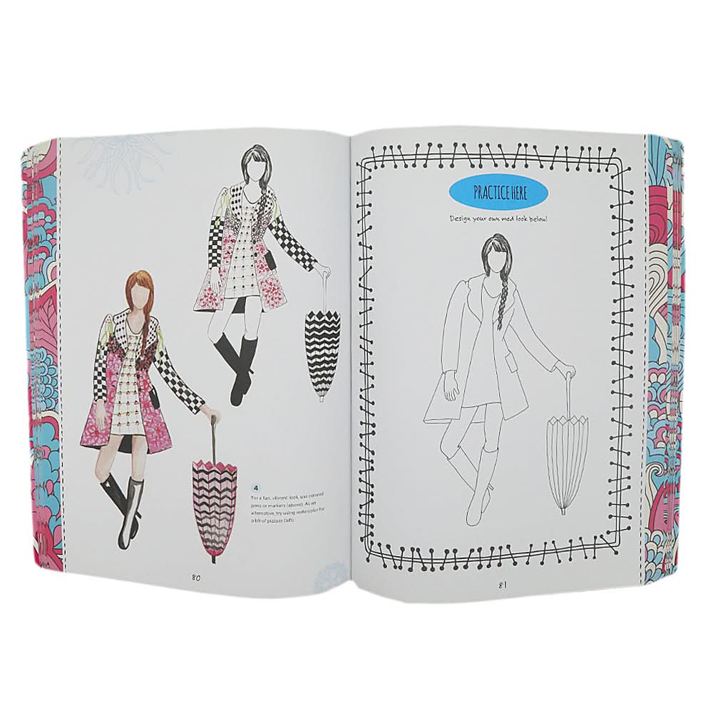 Activity The Art Of Fashion Tangling, Kids, Kids Colouring Books, 9 to 12 Years, Chase Value