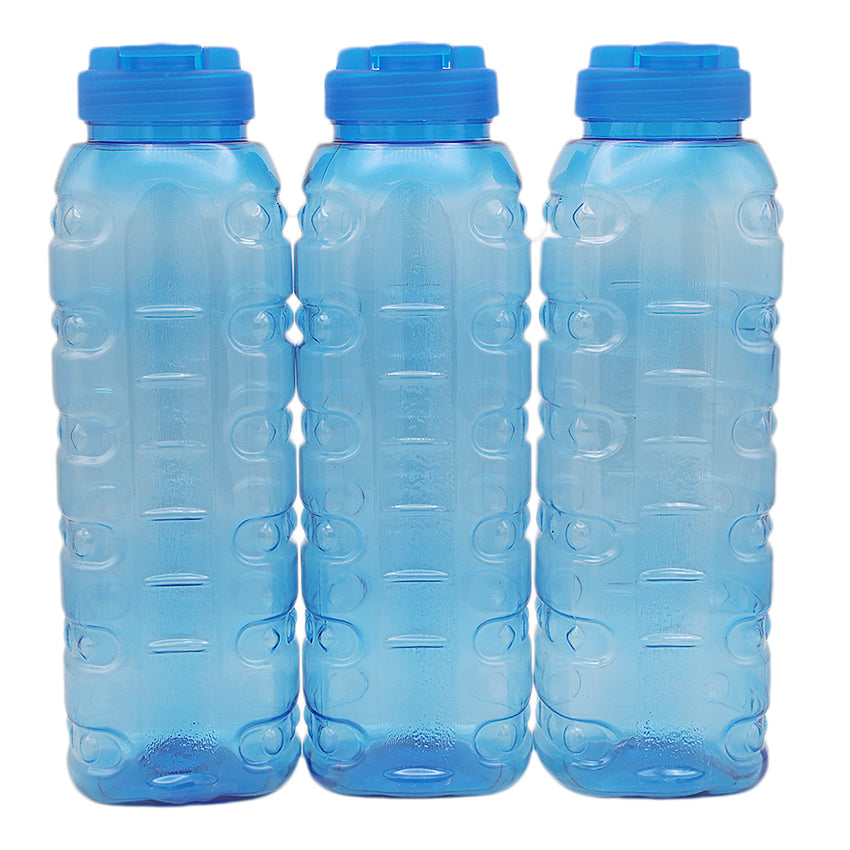 Stylish Water Bottle Pack Of 3 - Blue, Home & Lifestyle, Glassware & Drinkware, Chase Value, Chase Value