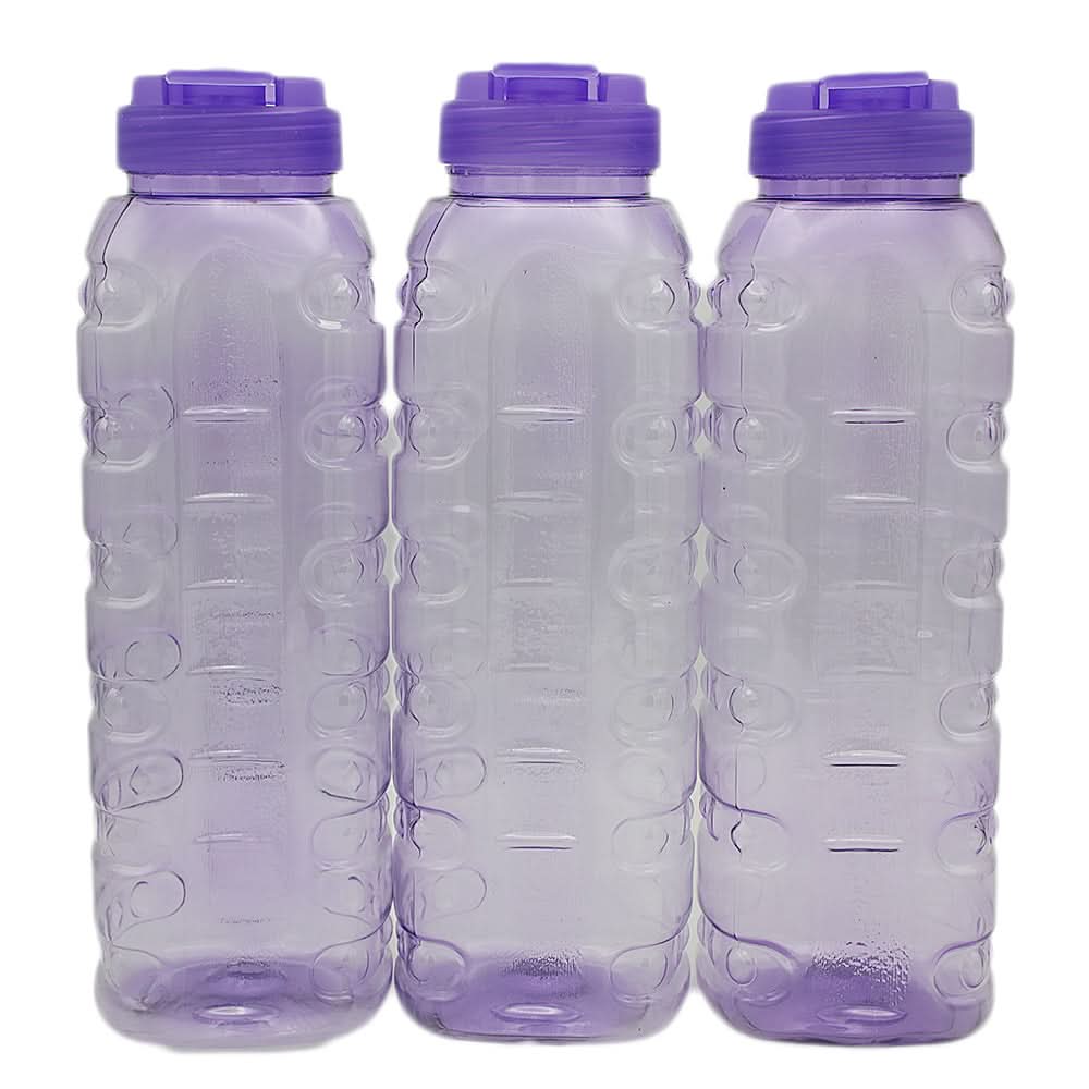 Stylish Water Bottle Pack Of 3 - Purple, Home & Lifestyle, Glassware & Drinkware, Chase Value, Chase Value