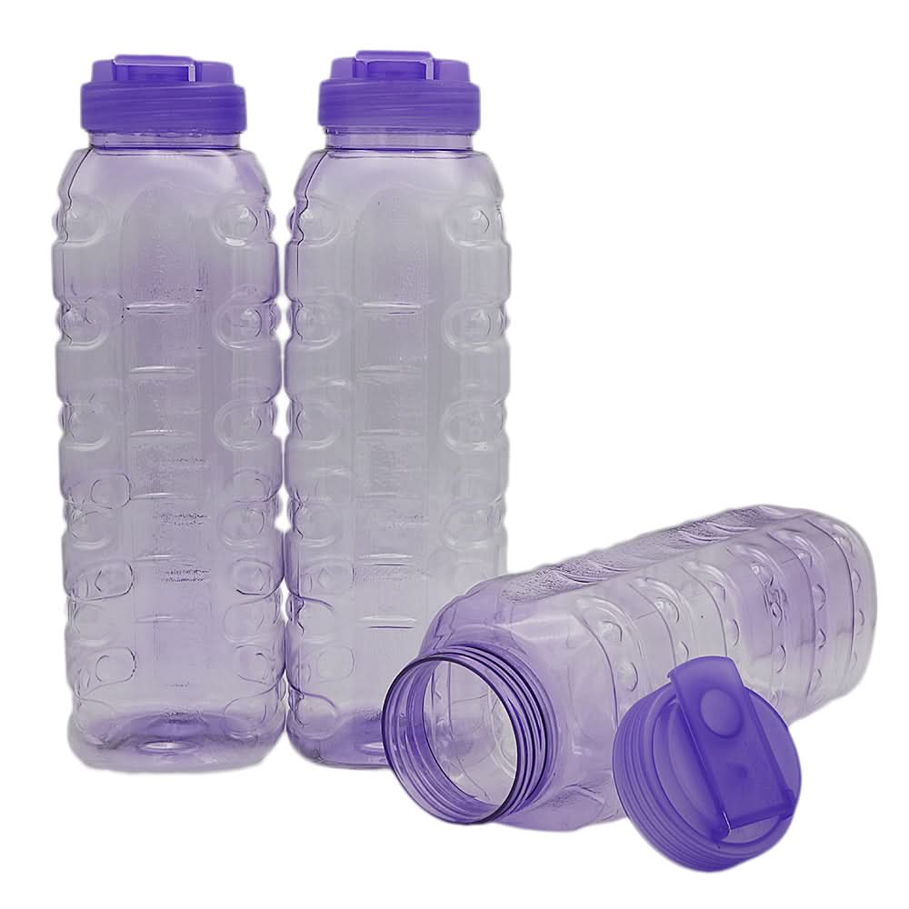 Stylish Water Bottle Pack Of 3 - Purple, Home & Lifestyle, Glassware & Drinkware, Chase Value, Chase Value