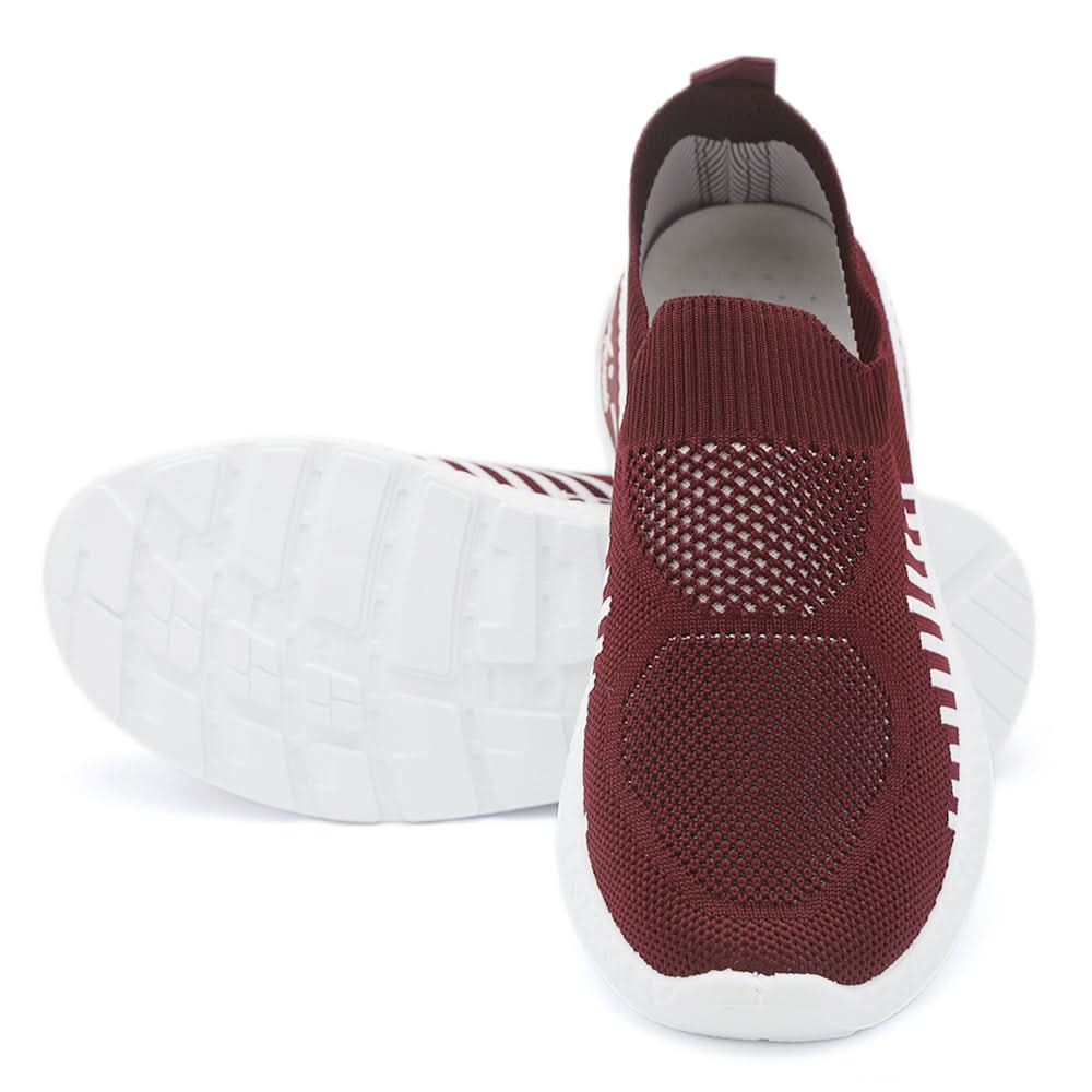 Women's Sketcher - Maroon, Women, Casual & Sports Shoes, Chase Value, Chase Value