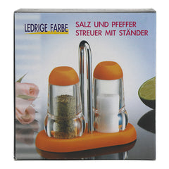 Acrylic Salt & Pepper 2 Piece Set - Silver, Home & Lifestyle, Storage Boxes, Chase Value, Chase Value