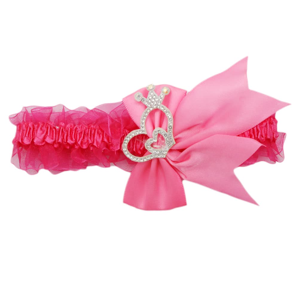 Newborn Girl Matha Patti - Dark Pink, Kids, Hair Accessories, Chase Value, Chase Value