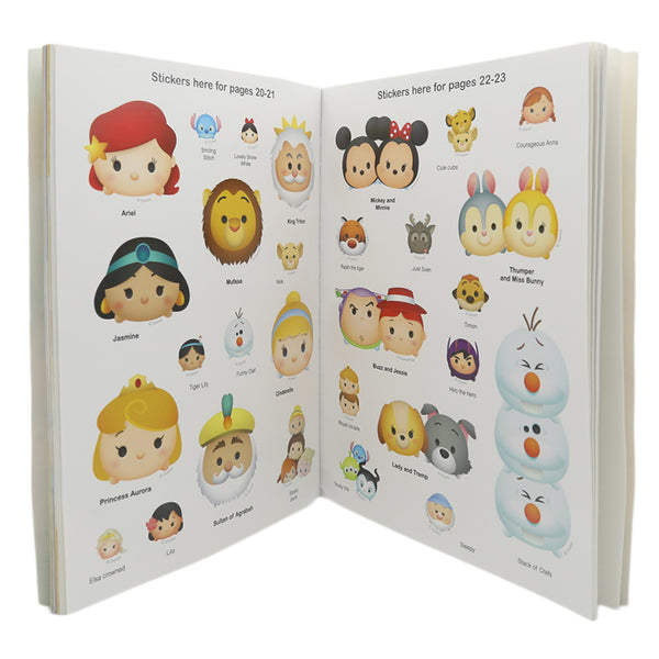 Sticker Disney Tsum Tsum 1000, Kids, Kids Educational Books, 3 to 6 Years, Chase Value