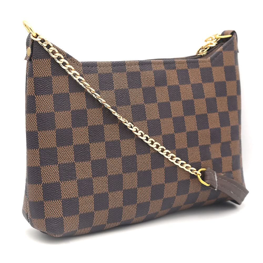 Women's Shoulder Bag K-2555 - Coffee, Women, Bags, Chase Value, Chase Value