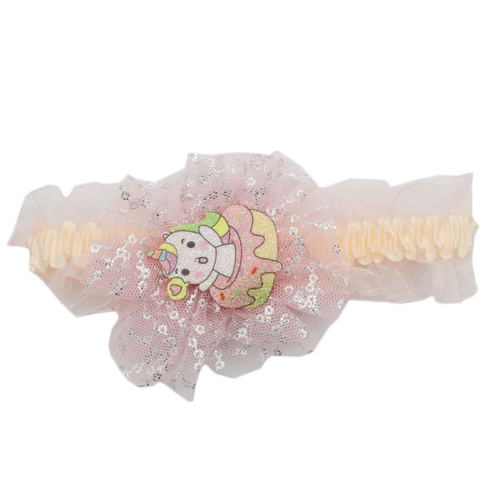 Newborn Girl Matha Patti - Peach, Kids, Hair Accessories, Chase Value, Chase Value