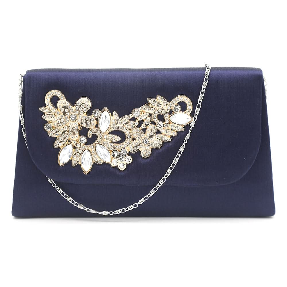 Women's Clutch K-2092 - Navy Blue, Women, Clutches, Chase Value, Chase Value