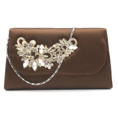 Women's Clutch K-2092 - Coffee, Women, Clutches, Chase Value, Chase Value