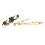 Women's Fancy Hair Pin - Golden, Women, Hair And Head Jewellery, Chase Value, Chase Value