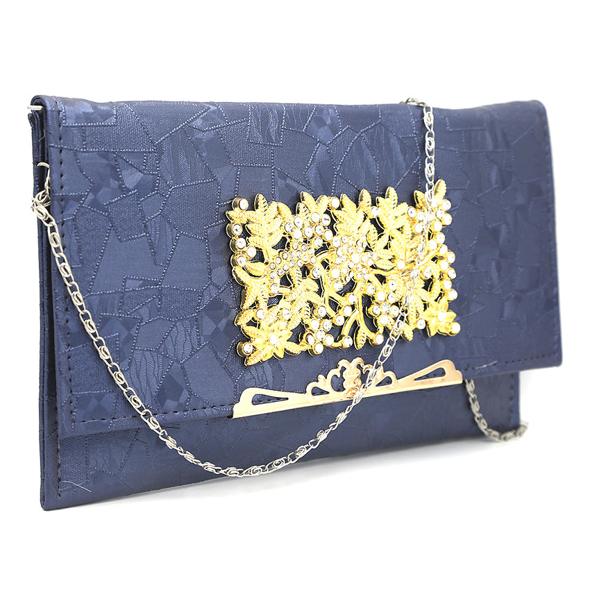 Women's Clutch 8173 - Navy Blue, Women, Clutches, Chase Value, Chase Value