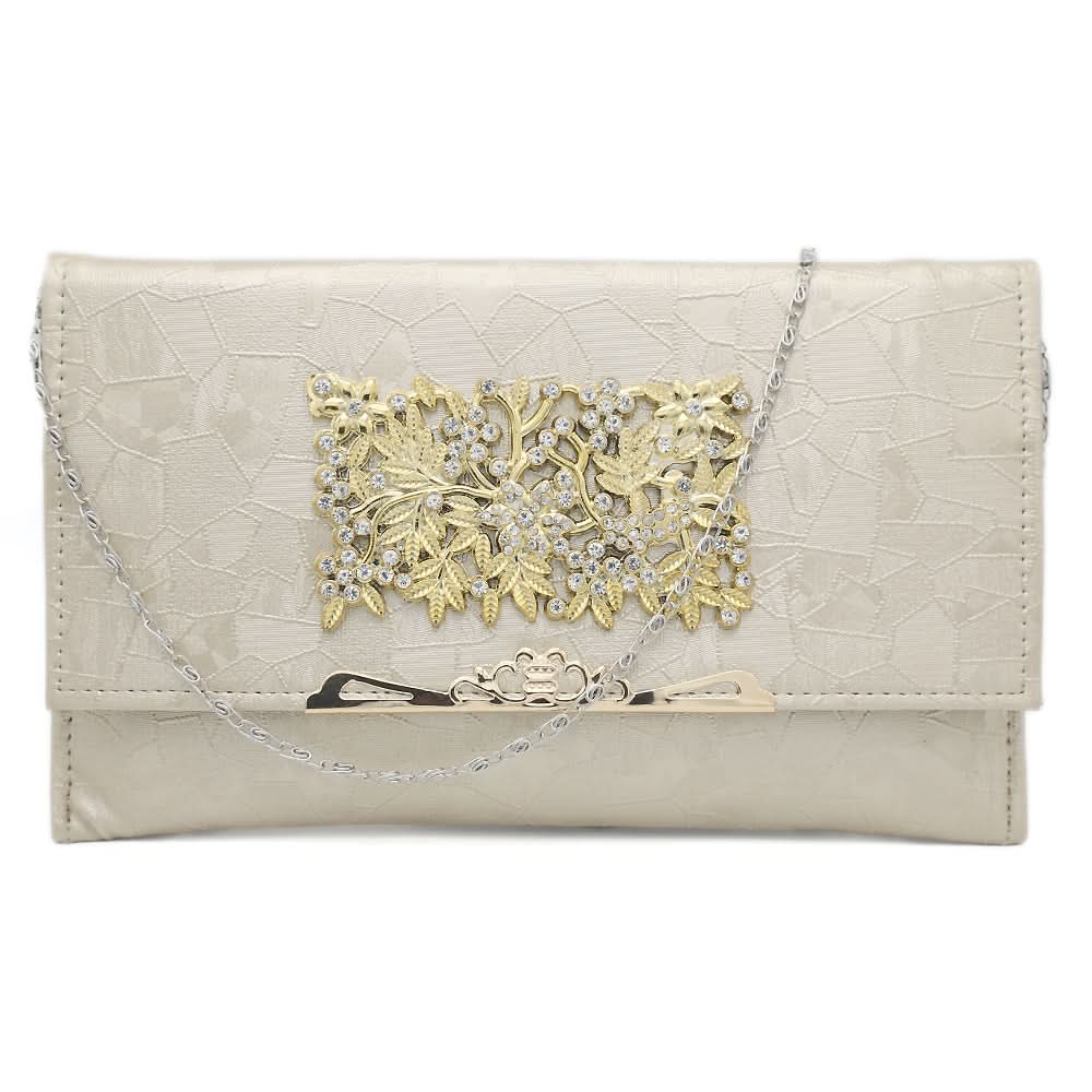 Women's Clutch 8173 - Golden, Women, Clutches, Chase Value, Chase Value
