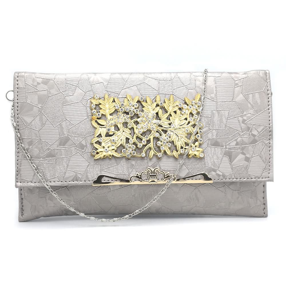Women's Clutch 8173 - Grey, Women, Clutches, Chase Value, Chase Value