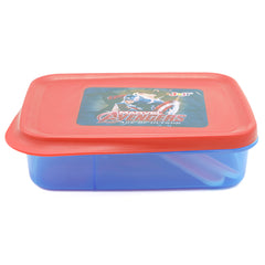Slim Line Lunch Box JZ-670 - Red, Kids, Tiffin Boxes And Bottles, Chase Value, Chase Value