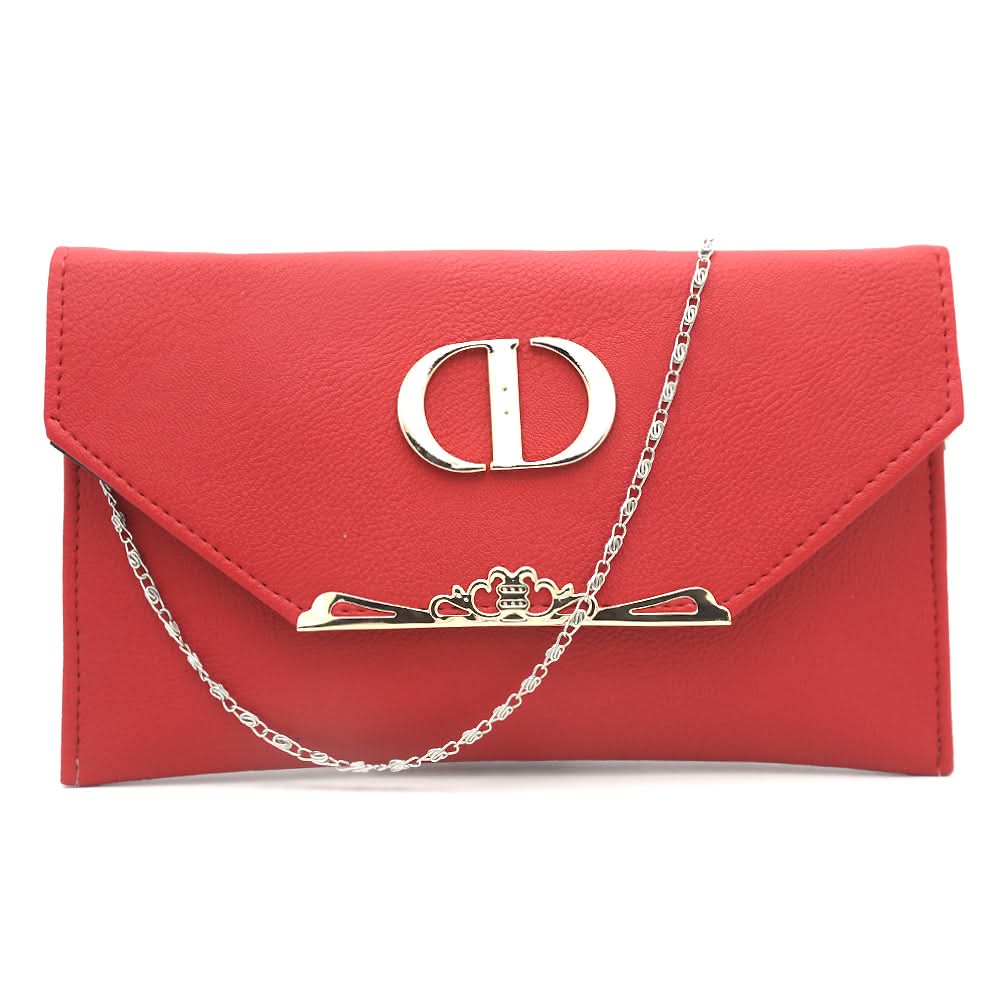 Women's Clutch K-2046 - Red, Women, Clutches, Chase Value, Chase Value