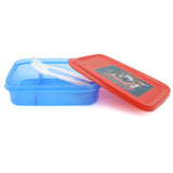 Slim Line Lunch Box JZ-670 - Red, Kids, Tiffin Boxes And Bottles, Chase Value, Chase Value