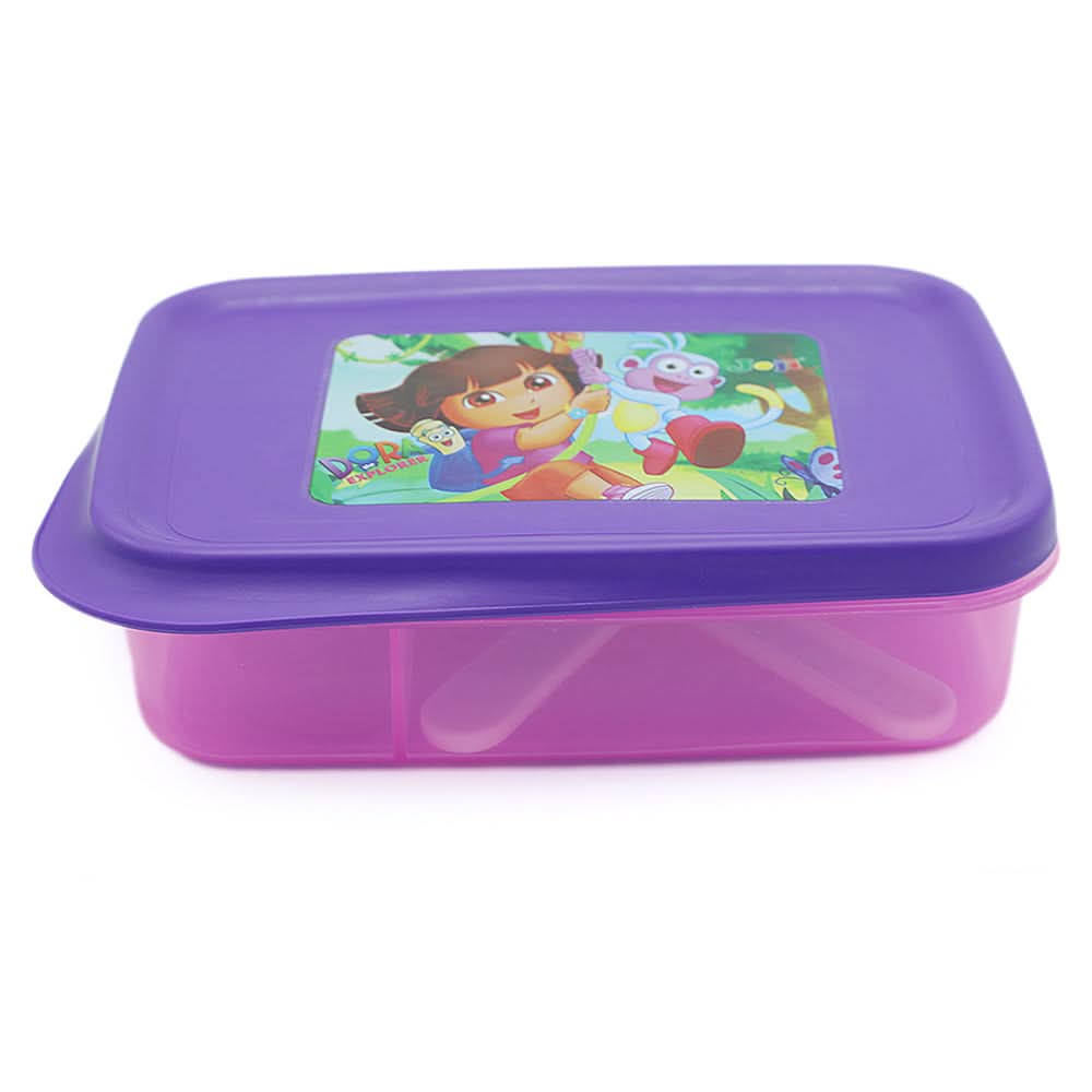 Slim Line Lunch Box JZ-670 - Pink, Kids, Tiffin Boxes And Bottles, Chase Value, Chase Value