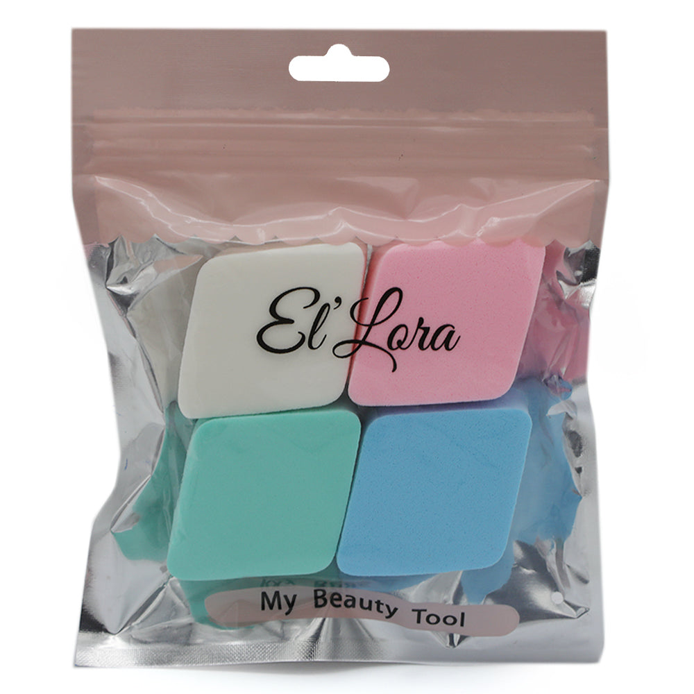 Ellora Beauty Puff 4Pc EL-02, Beauty & Personal Care, Brushes And Applicators, Ellora, Chase Value